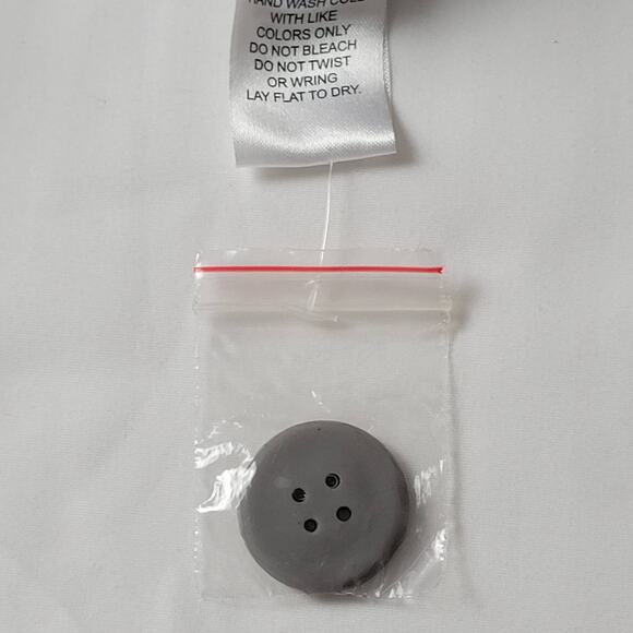 Allison Brittney Gray Slate Sweater Preppy Split Cowl Long Sleeves NEW Women S - Picture 10 of 10